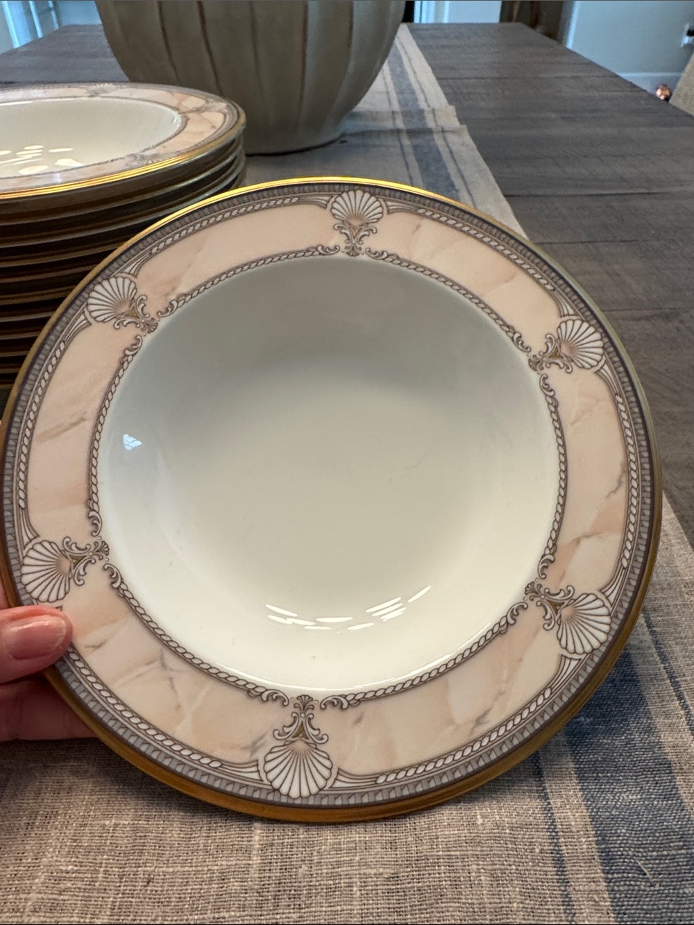 Noritake Pacific Majesty Soup Bowl. Bundle of 12. Like new.
